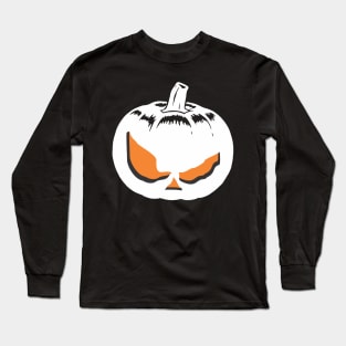 White pumpkin head Long Sleeve T-Shirt